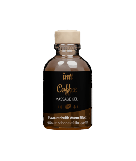 Sextoys, sexshop, loveshop, lingerie sexy : Huiles de Massage et bougies : Intt -Gel de massage café 30ml
