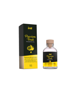 Sextoys, sexshop, loveshop, lingerie sexy : Huiles de Massage et bougies : Intt -Gel de massage fruit de la passion 30ml