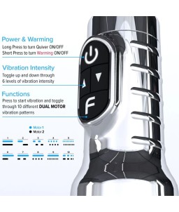 Sextoys, sexshop, loveshop, lingerie sexy : Vagin Artificiel : Fleshlight masturbateur vibrant Quiver