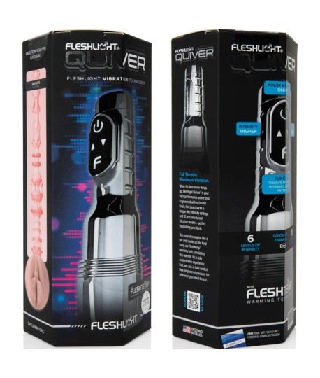 Sextoys, sexshop, loveshop, lingerie sexy : Masturbateur - Vagin Artificiel : Fleshlight masturbateur vibrant Quiver