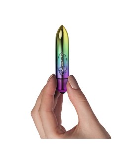 Sextoys, sexshop, loveshop, lingerie sexy : Stimulateur Clitoris : Rocks-Off- Bullet vibrant Rainbow