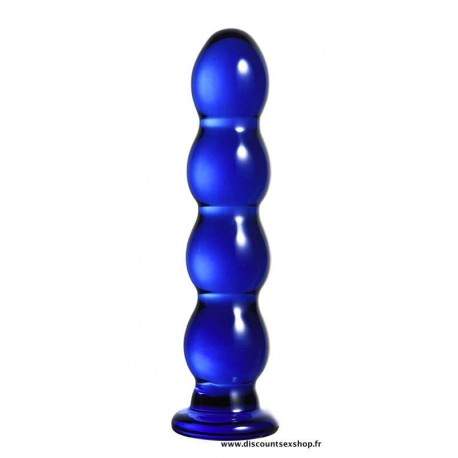 Sextoys, sexshop, loveshop, lingerie sexy : Gode en Verre : Godemichet en Verre bleu à boules Sextoys, sexshop, loveshop, lingerie sexy : Gode en Verre : Godemichet en Verre bleu à boules