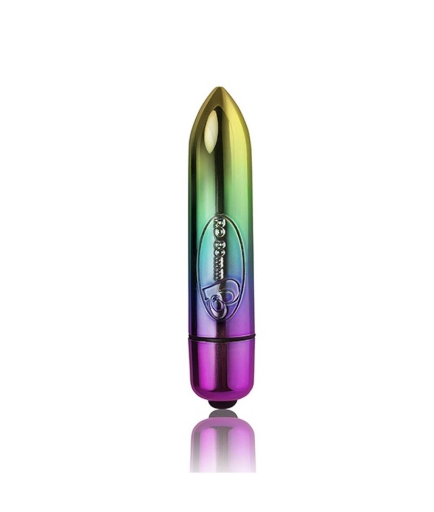 Sextoys, sexshop, loveshop, lingerie sexy : Stimulateur Clitoris : Rocks-Off- Bullet vibrant Rainbow