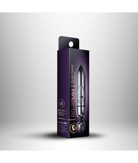 Sextoys, sexshop, loveshop, lingerie sexy : Stimulateur Clitoris : Rocks-Off- Bullet vibrant Chrome