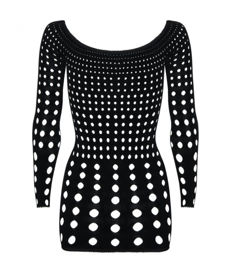 Sextoys, sexshop, loveshop, lingerie sexy : Clubwear / Tenues Sexy : Obsessive Robe sexy Rocker Noir S/L