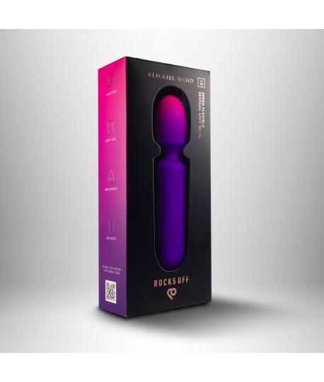Sextoys, sexshop, loveshop, lingerie sexy : Stimulateur Clitoris : Rocks-Off- Glo-Girl Wand Mini