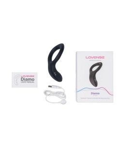 Sextoys, sexshop, loveshop, lingerie sexy : Anneaux Vibrants & Cockring : Lovense - Anneau vibrant Diamo