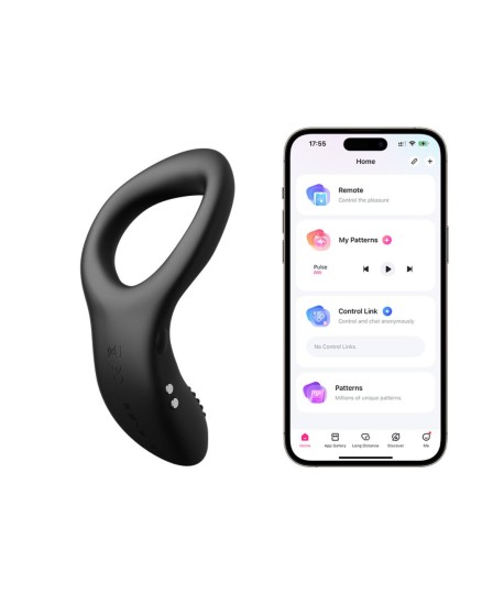 Sextoys, sexshop, loveshop, lingerie sexy : Anneaux Vibrants & Cockring : Lovense - Anneau vibrant Diamo