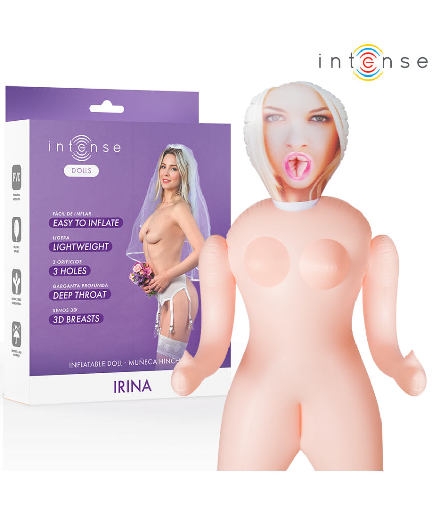 Sextoys, sexshop, loveshop, lingerie sexy : Poupée Gonflable : Poupée Gonflable Irina 3 orifices