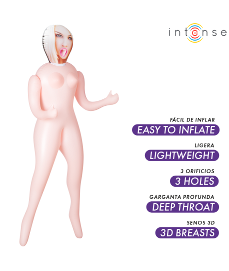 Sextoys, sexshop, loveshop, lingerie sexy : Poupée Gonflable : Poupée Gonflable Irina 3 orifices