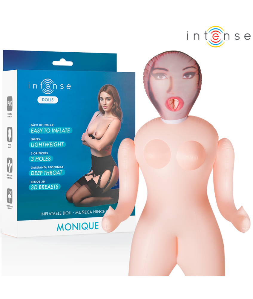 Sextoys, sexshop, loveshop, lingerie sexy : Poupée Gonflable : Poupée Gonflable Monique 3 orifices