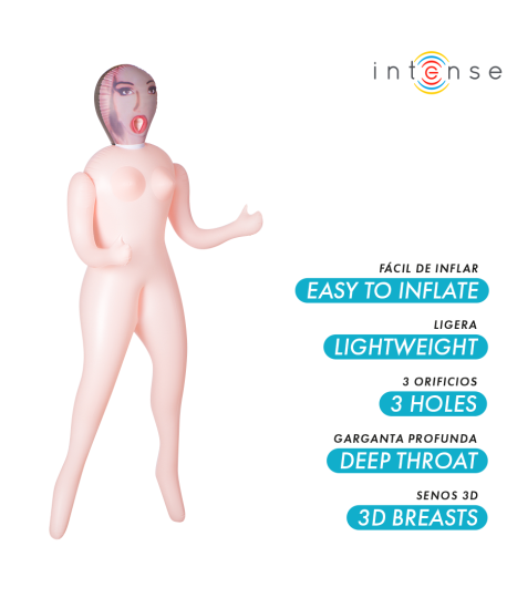 Sextoys, sexshop, loveshop, lingerie sexy : Poupée Gonflable : Poupée Gonflable Monique 3 orifices