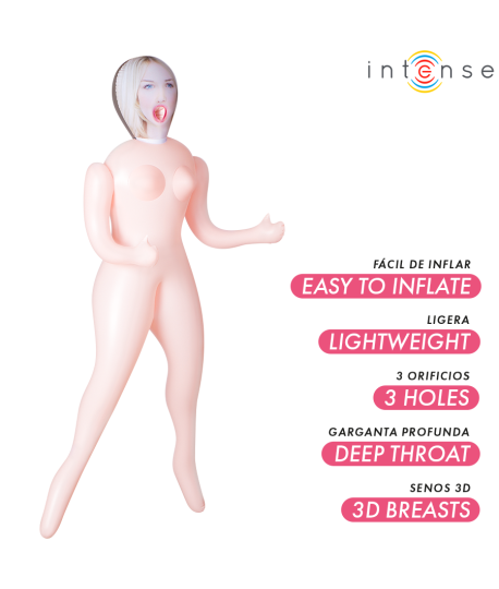 Sextoys, sexshop, loveshop, lingerie sexy : Poupée Gonflable : Poupée Gonflable Ingrid 3 orifices
