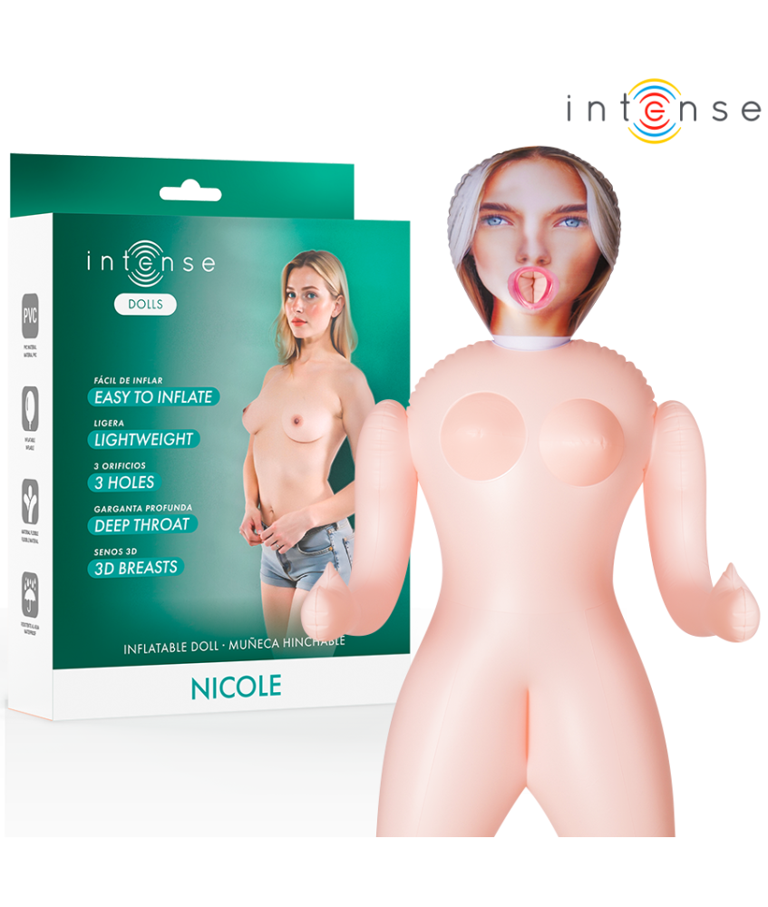 Sextoys, sexshop, loveshop, lingerie sexy : Poupée Gonflable : Poupée Gonflable Nicole 3 orifices