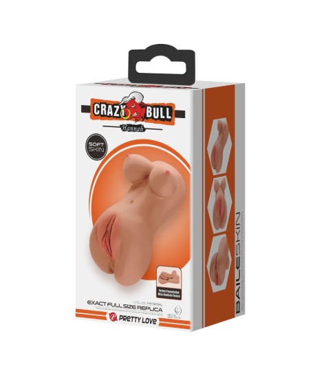 Sextoys, sexshop, loveshop, lingerie sexy : Masturbateur - Vagin Artificiel : Crazy Bull- Masturbateur Hannah vagin et anus