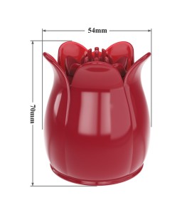 Sextoys, sexshop, loveshop, lingerie sexy : Stimulateur Clitoris : Pretty love - Tete de massage Wand rose rouge