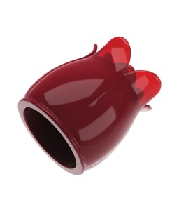 Sextoys, sexshop, loveshop, lingerie sexy : Stimulateur Clitoris : Pretty love - Tete de massage Wand rose rouge