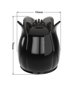 Sextoys, sexshop, loveshop, lingerie sexy : Stimulateur Clitoris : Pretty love - Tete de massage Wand rose noir