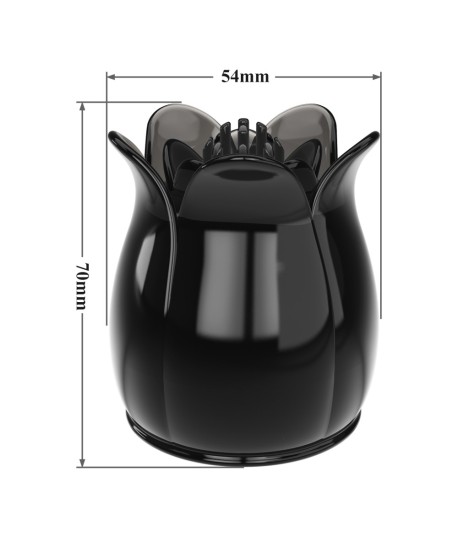 Sextoys, sexshop, loveshop, lingerie sexy : Stimulateur Clitoris : Pretty love - Tete de massage Wand rose noir
