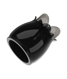 Sextoys, sexshop, loveshop, lingerie sexy : Stimulateur Clitoris : Pretty love - Tete de massage Wand rose noir