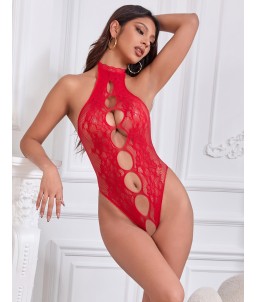Sextoys, sexshop, loveshop, lingerie sexy : Bodys & Teddys : Body resille sexy rouge