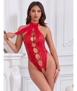 Sextoys, sexshop, loveshop, lingerie sexy : Bodys & Teddys : Body resille sexy rouge