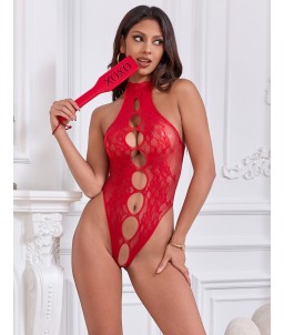 Sextoys, sexshop, loveshop, lingerie sexy : Bodys & Teddys : Body resille sexy rouge