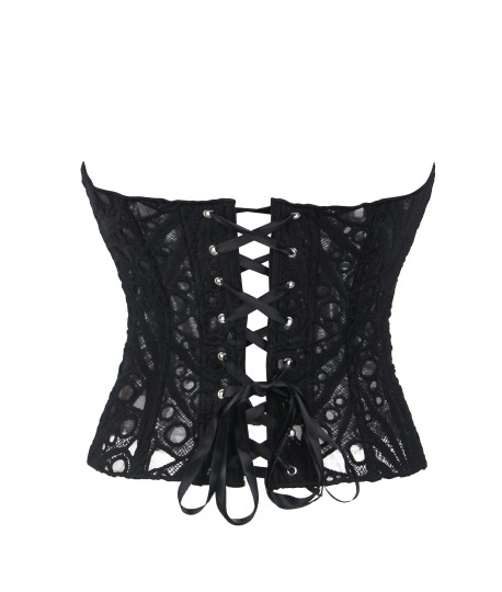 Sextoys, sexshop, loveshop, lingerie sexy : Bustiers et Corsets : Corset sexy noir