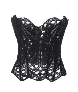 Sextoys, sexshop, loveshop, lingerie sexy : Bustiers et Corsets : Corset sexy noir