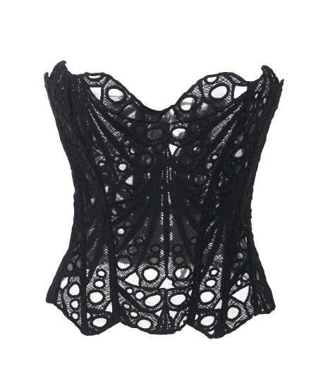 Sextoys, sexshop, loveshop, lingerie sexy : Bustiers et Corsets : Corset sexy noir