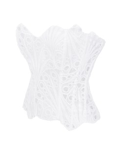Sextoys, sexshop, loveshop, lingerie sexy : Bustiers et Corsets : Corset sexy blanc
