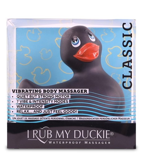 Sextoys, sexshop, loveshop, lingerie sexy : Vibro Waterproof : Canard Vibrant Mini Duckie noir