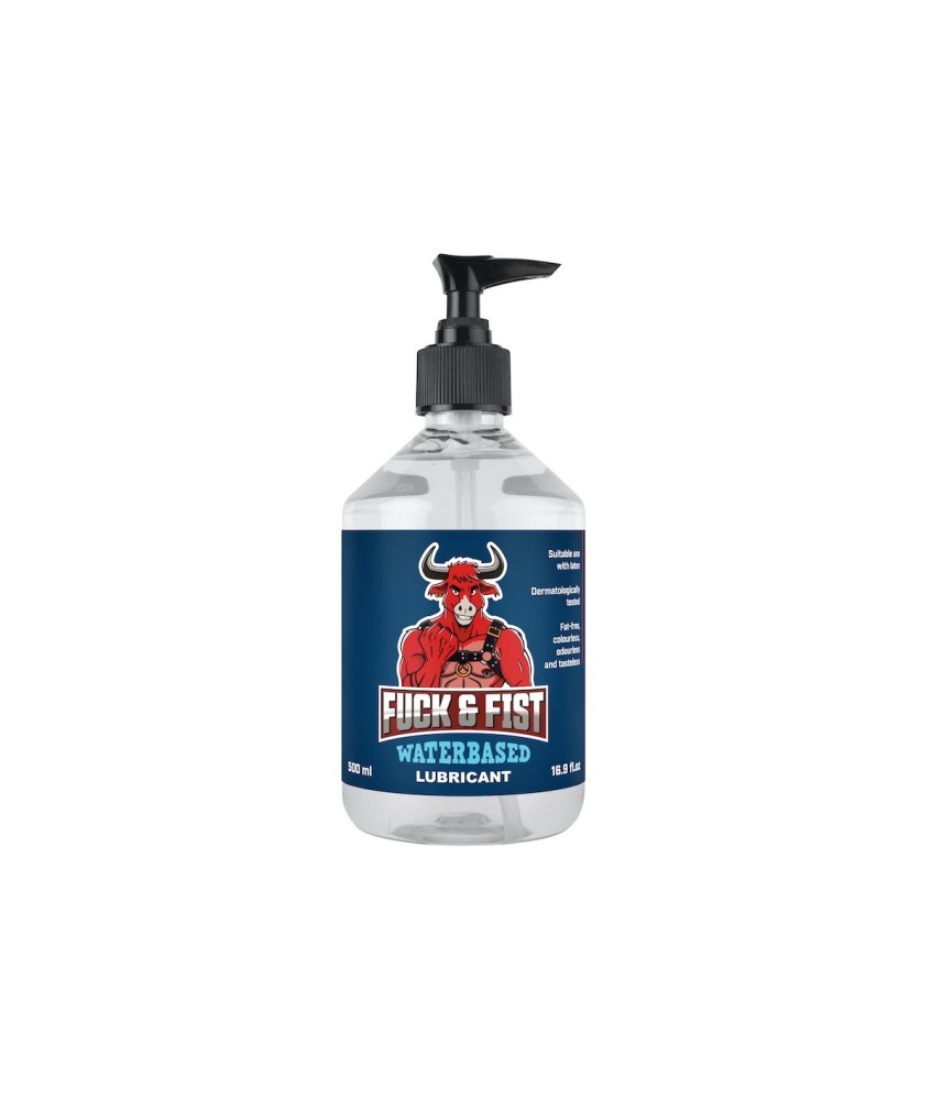 Sextoys, sexshop, loveshop, lingerie sexy : Lubrifiant à base d'eau : Fuck and fist - Lubrifiant a base d'au 500 ml