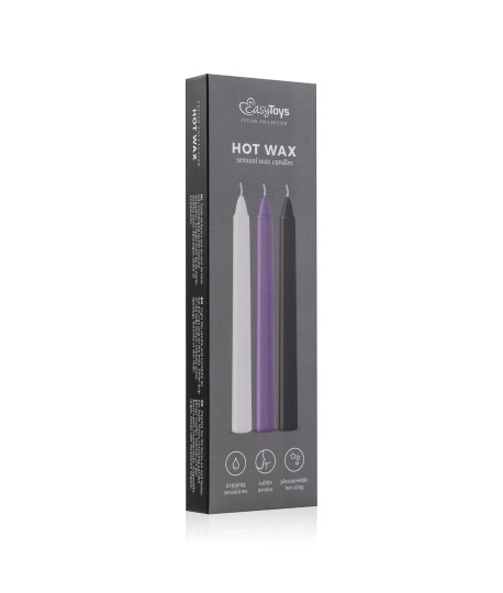 Sextoys, sexshop, loveshop, lingerie sexy : Cadeaux Saint-Valentin : Bougies sensuelles à la cire chaude X3