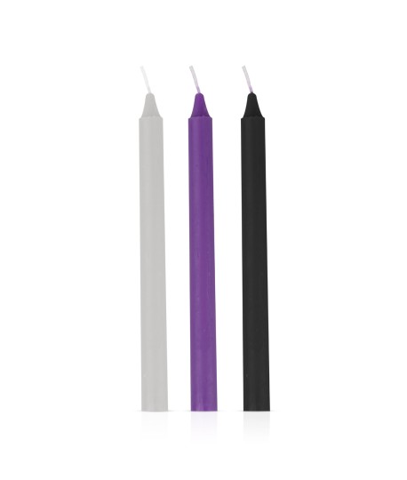 Sextoys, sexshop, loveshop, lingerie sexy : Cadeaux Saint-Valentin : Bougies sensuelles à la cire chaude X3