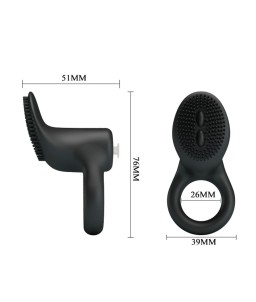 Sextoys, sexshop, loveshop, lingerie sexy : Anneaux Vibrants & Cockring : Pretty Love - Anneau penien Cobra
