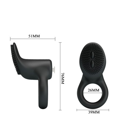Sextoys, sexshop, loveshop, lingerie sexy : Anneaux Vibrants & Cockring : Pretty Love - Anneau penien Cobra