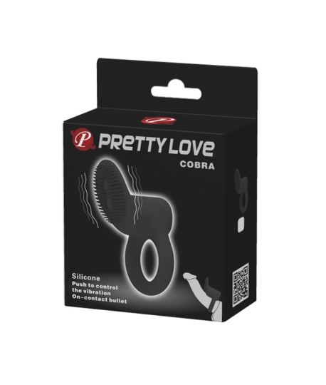Sextoys, sexshop, loveshop, lingerie sexy : Anneaux Vibrants & Cockring : Pretty Love - Anneau penien Cobra