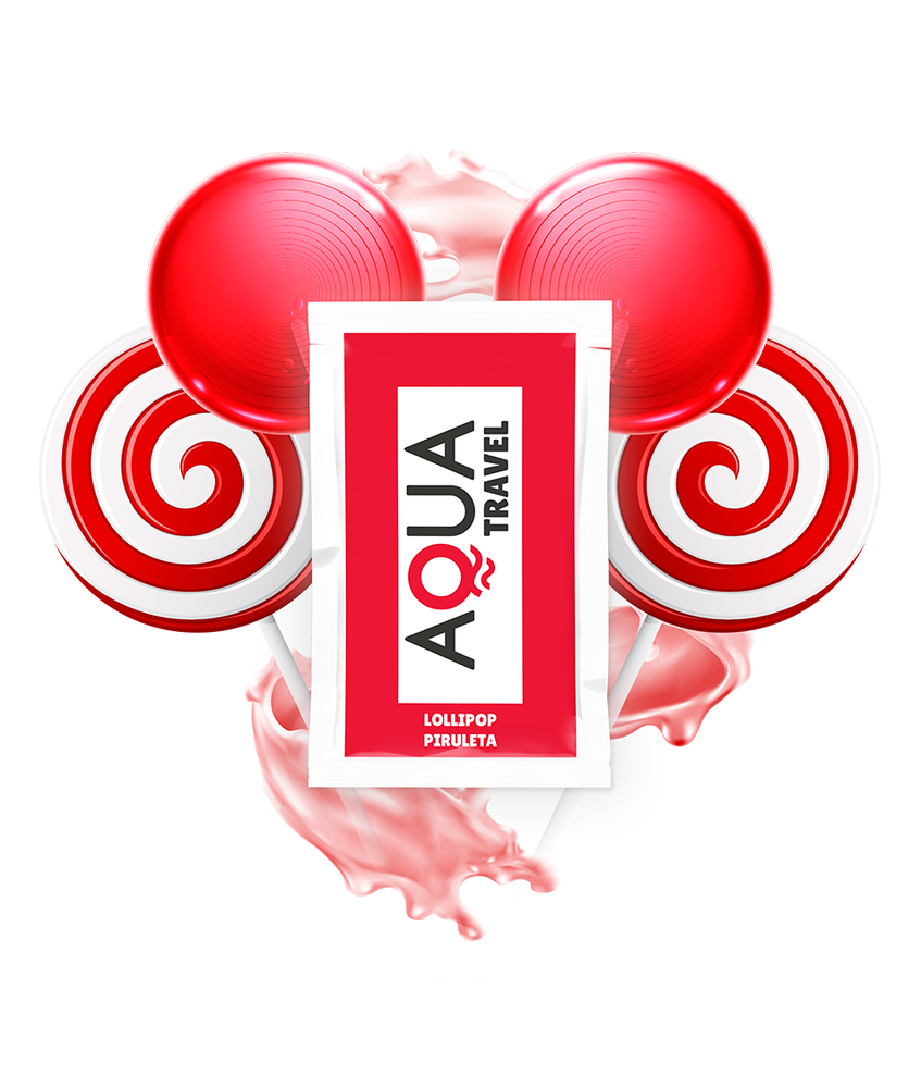 Sextoys, sexshop, loveshop, lingerie sexy : Lubrifiant à base d'eau : Aqua travel - Lubrifiant a base d'eau Lollipop 6ml