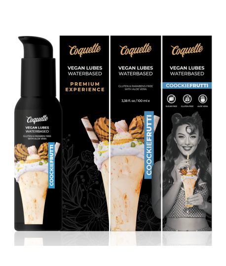 Sextoys, sexshop, loveshop, lingerie sexy : Lubrifiant à base d'eau : Coquette - Lubrifiant vegan Prenium