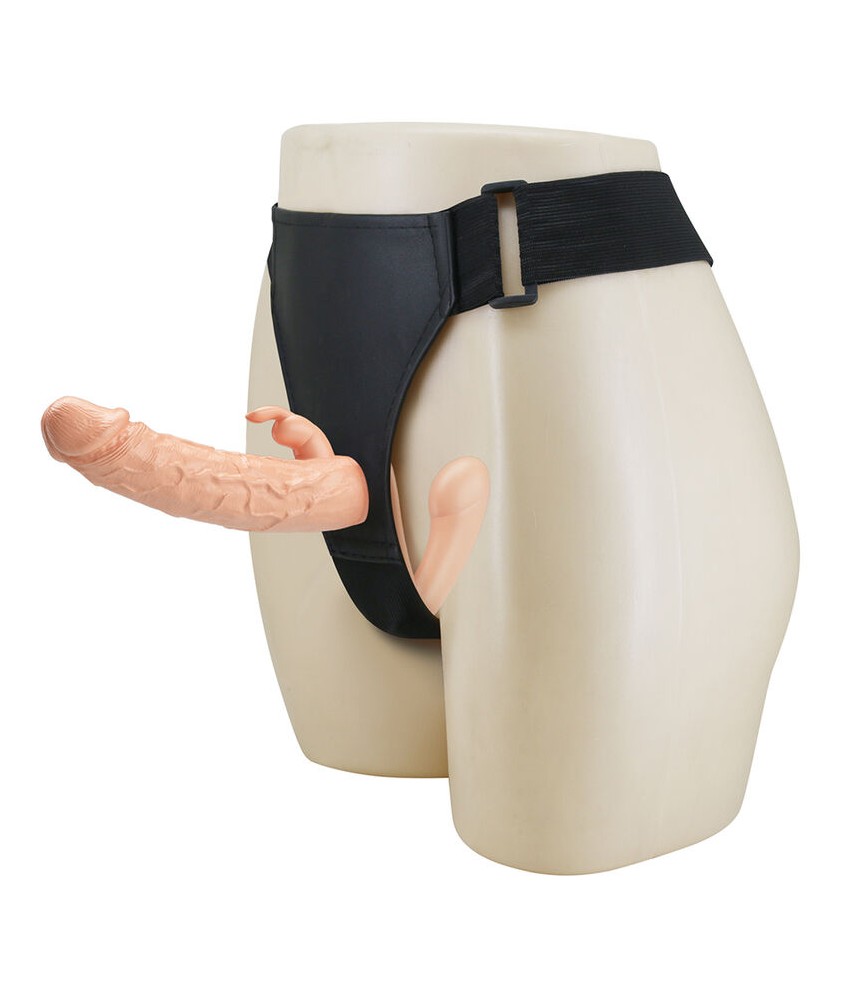 Sextoys, sexshop, loveshop, lingerie sexy : Gode Ceinture : Harnais double pénétration