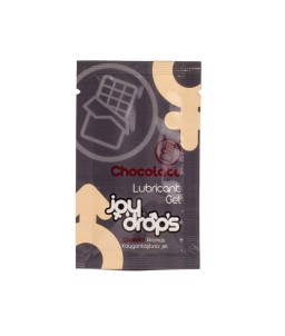 Sextoys, sexshop, loveshop, lingerie sexy : Lubrifiant à base d'eau : Joydrops - sachet lubrifiant chocolat 5 ml