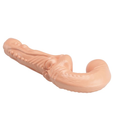 Sextoys, sexshop, loveshop, lingerie sexy : Gode Ceinture : Gode double pénétration texturé