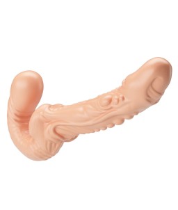 Sextoys, sexshop, loveshop, lingerie sexy : Gode Ceinture : Gode double pénétration texturé