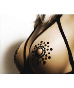 Sextoys, sexshop, loveshop, lingerie sexy : Nippies Cache Seins : Bijoux indiscrets - Nippies Cache tétons rose