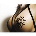 Sextoys, sexshop, loveshop, lingerie sexy : Nippies Cache Seins : Nippies Cache tétons en faux diamants NOIR