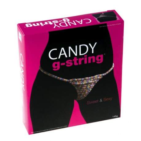 Sextoys, sexshop, loveshop, lingerie sexy : Accessoires Soirée Coquine : Candy String Bonbon Femme