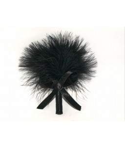 Plumeau Pour Caresses Noir En Plumes - Tenue Sexy, Déguisement et Bikini - sexshop