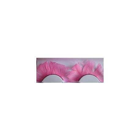 Sextoys, sexshop, loveshop, lingerie sexy : Faux Cils : Faux Cils Plumes Rose