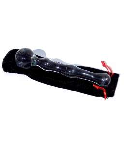 Sextoys, sexshop, loveshop, lingerie sexy : Gode en Verre : Godemichet Double en Verre Transparent Vaginal ou Anal